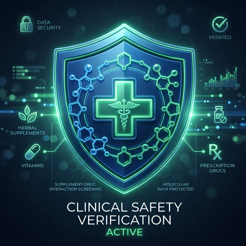 Supplement-drug interaction safety verification